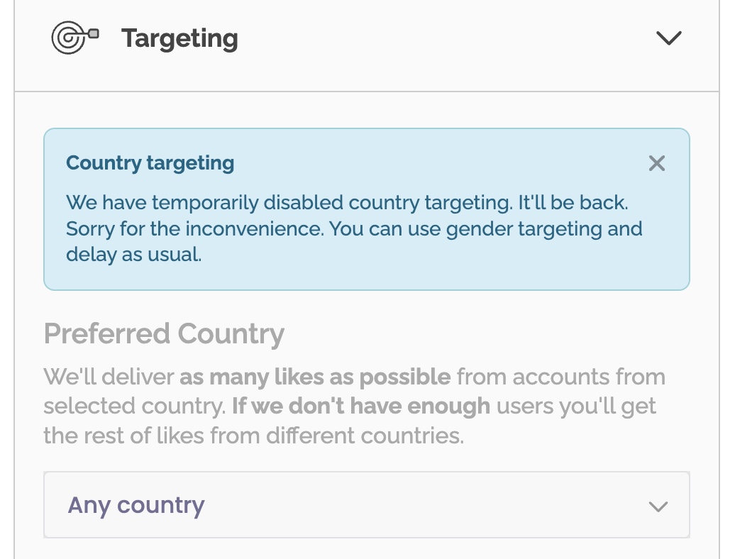 stormlikes country targeting