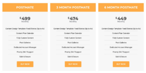 aigrow postmate content creation plan pricing