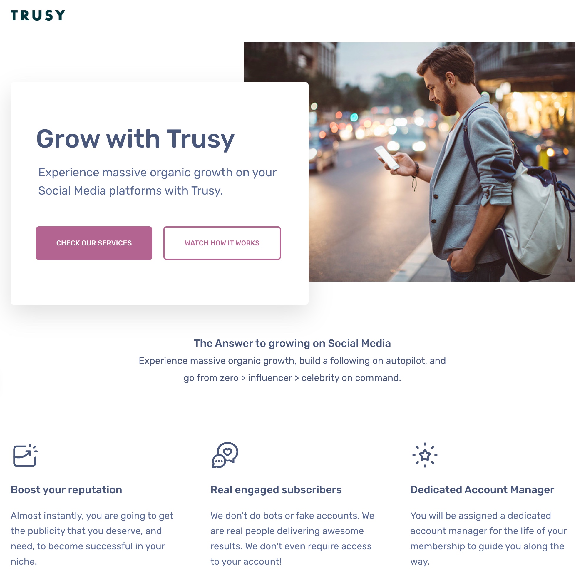 best Instagram growth services Trusy