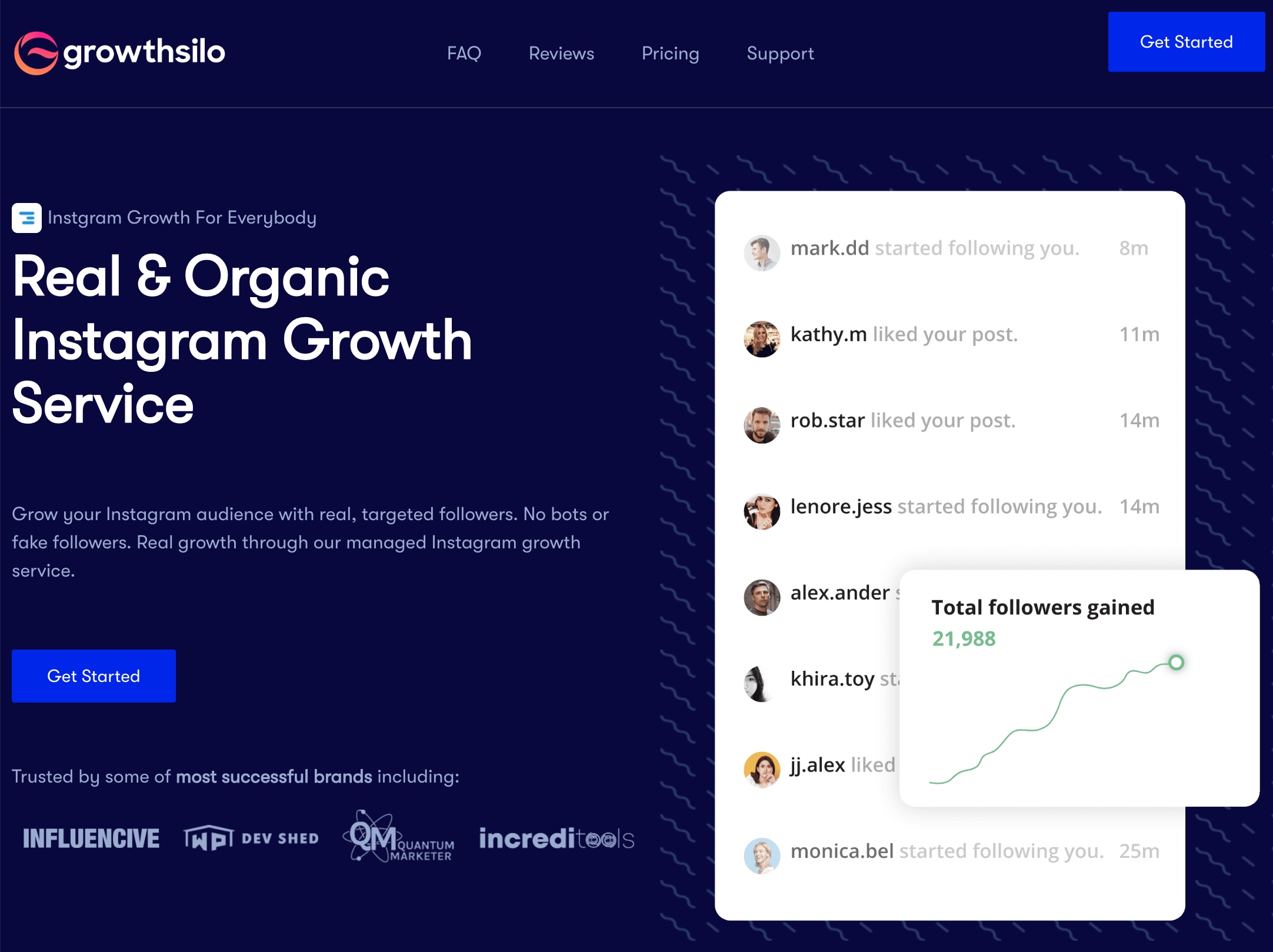 best Instagram growth services Growthsilo