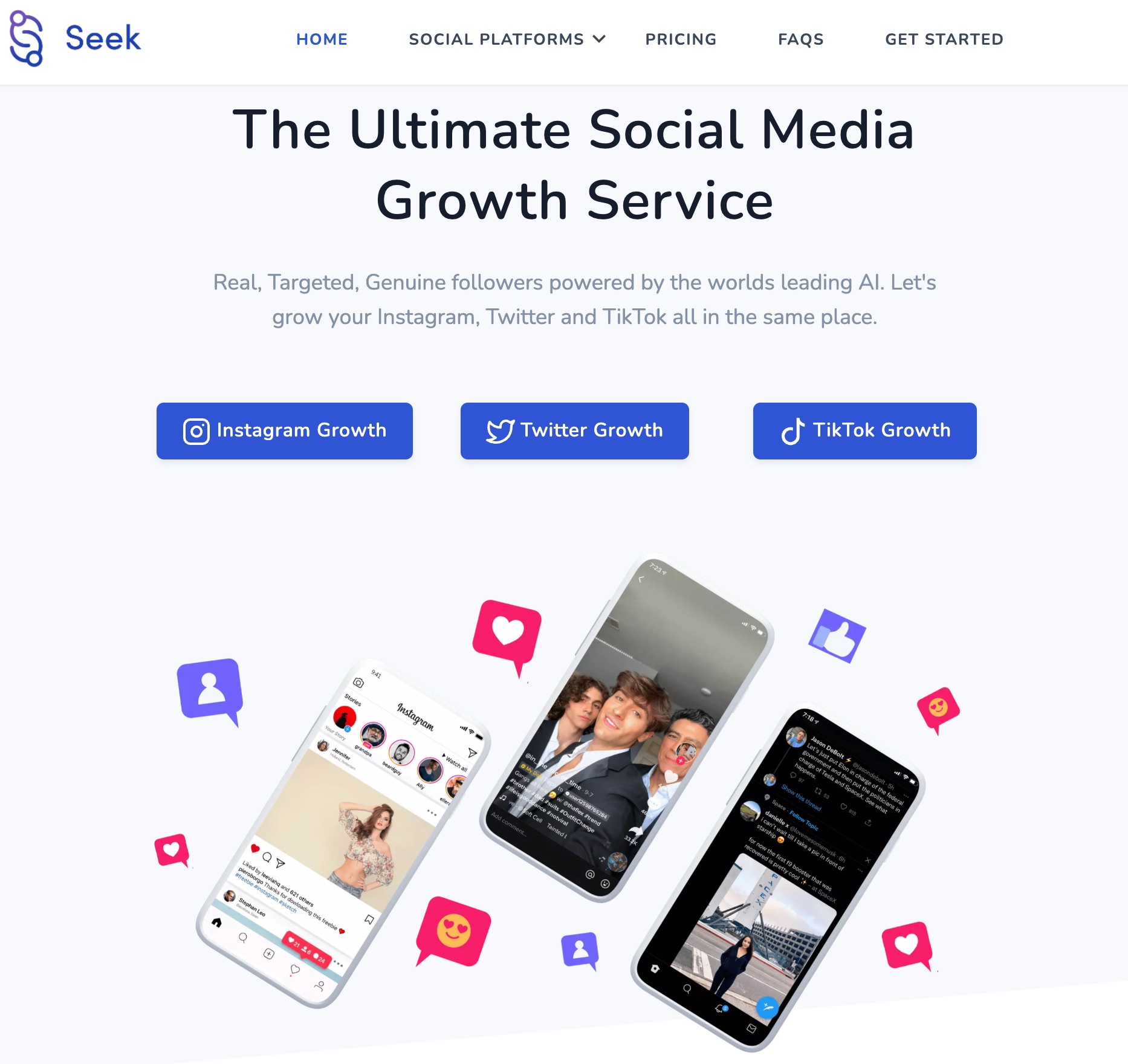 best Instagram growth services Seek Socially