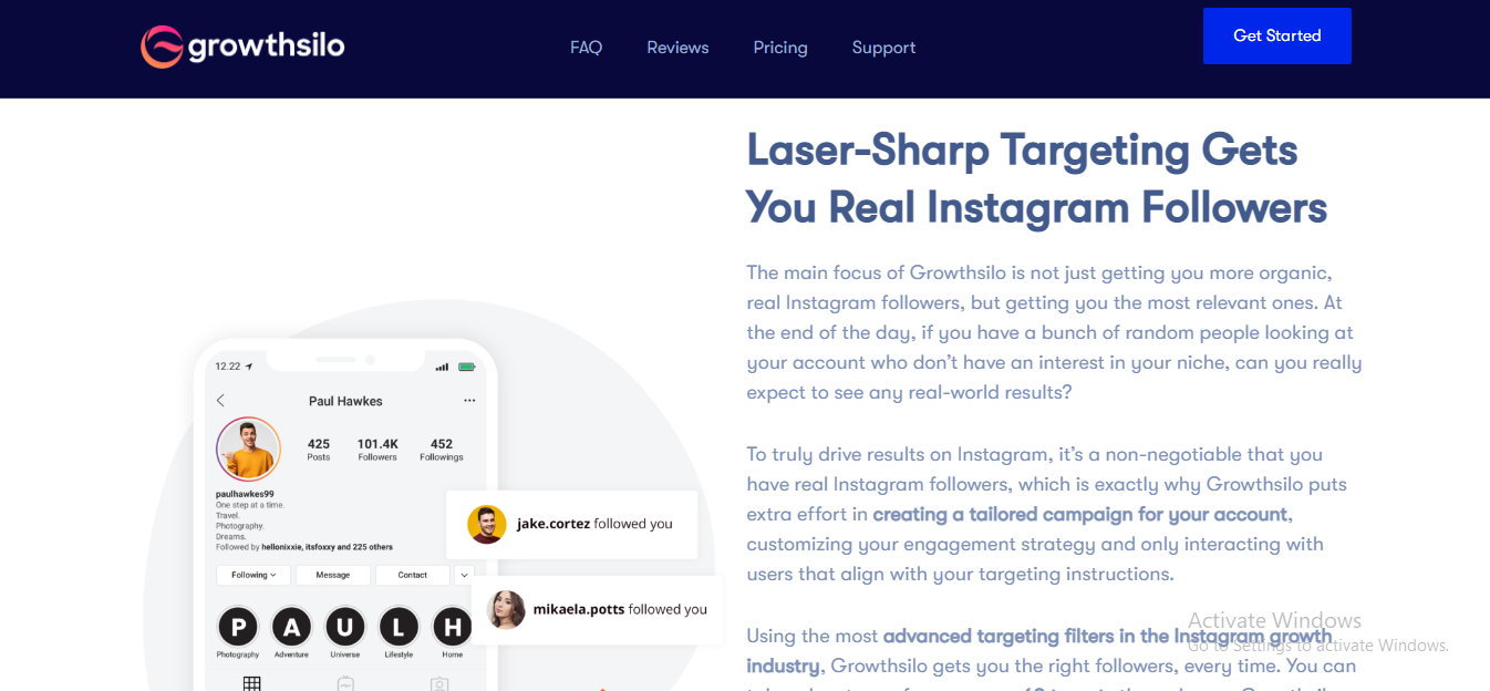 How Growthsilo Targets Real Instagram Followers