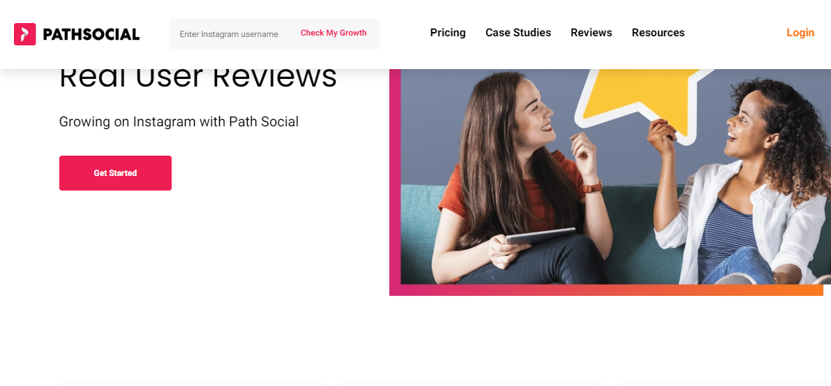Path Social Reviews Page