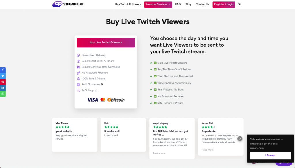 twitch viewers page